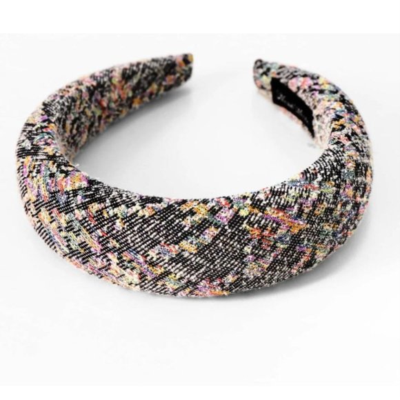 NWOT Tweed Padded Headband - Picture 3 of 4